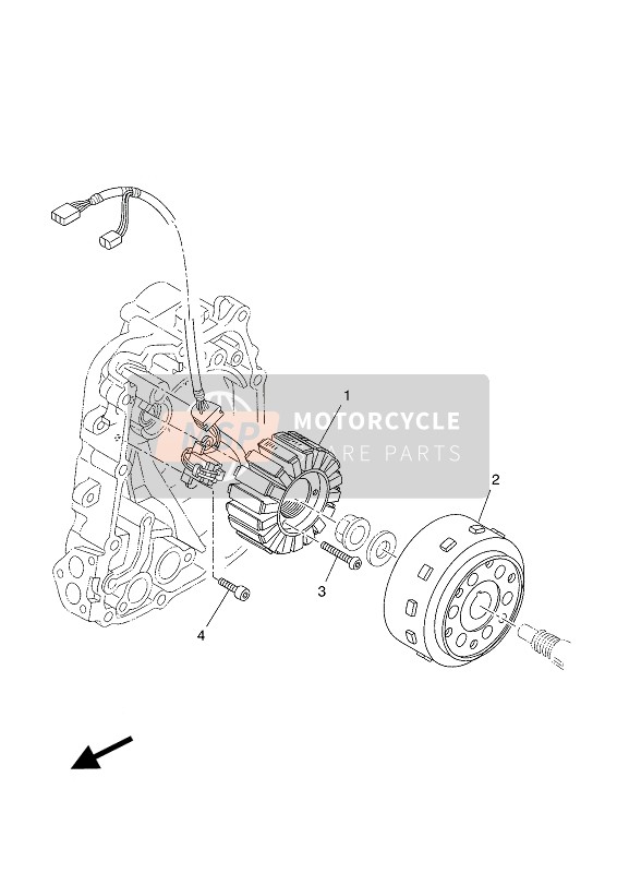 Yamaha YP400RA 2016 Générateur pour un 2016 Yamaha YP400RA